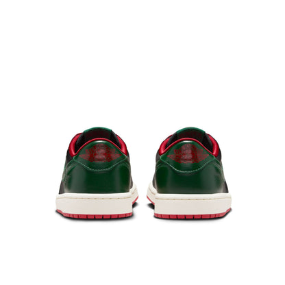 JORDAN 1 LOW OG - BLACK/GORGE GREEN/VARSITY RED/SAIL