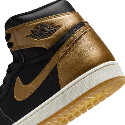 JORDAN 1 RETRO HIGH OG 'BLACK AND GOLD' - BLACK/METALLIC GOLD/SAIL