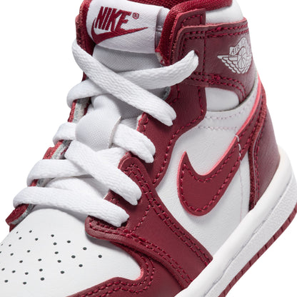 JORDAN 1 HIGH OG 'ARTISANAL RED' (TD) - WHITE/TEAM RED