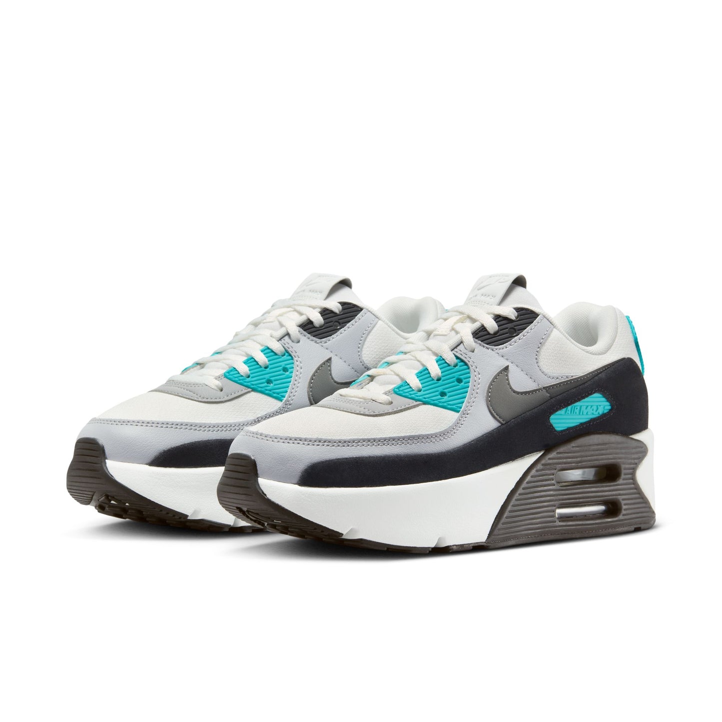 AIR MAX 90 LV8 - SUMMIT WHITE/SMOKE GREY/WOLF GREY/BLACK