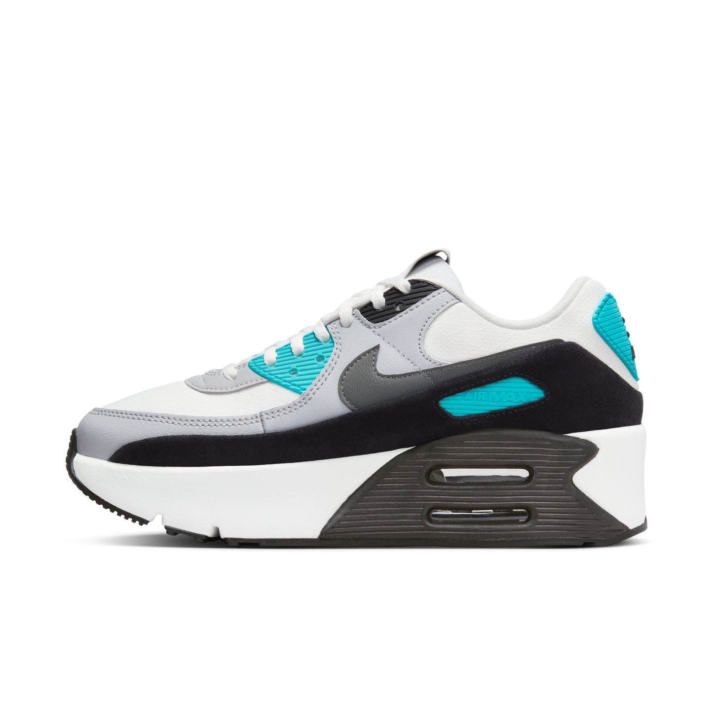 AIR MAX 90 LV8 - SUMMIT WHITE/SMOKE GREY/WOLF GREY/BLACK