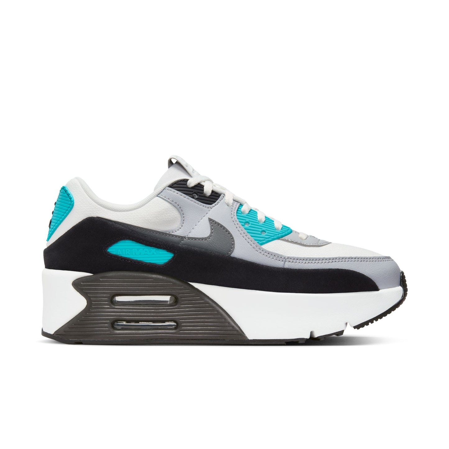 AIR MAX 90 LV8 - SUMMIT WHITE/SMOKE GREY/WOLF GREY/BLACK