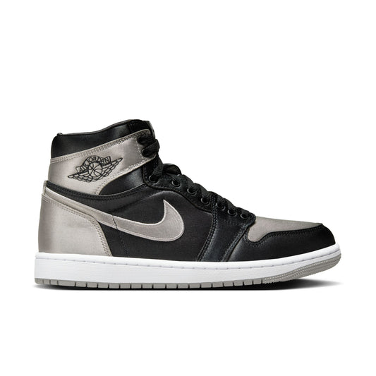 JORDAN 1 RETRO HI OG 'SATIN SHADOW' - BLACK/MEDIUM GREY/WHITE