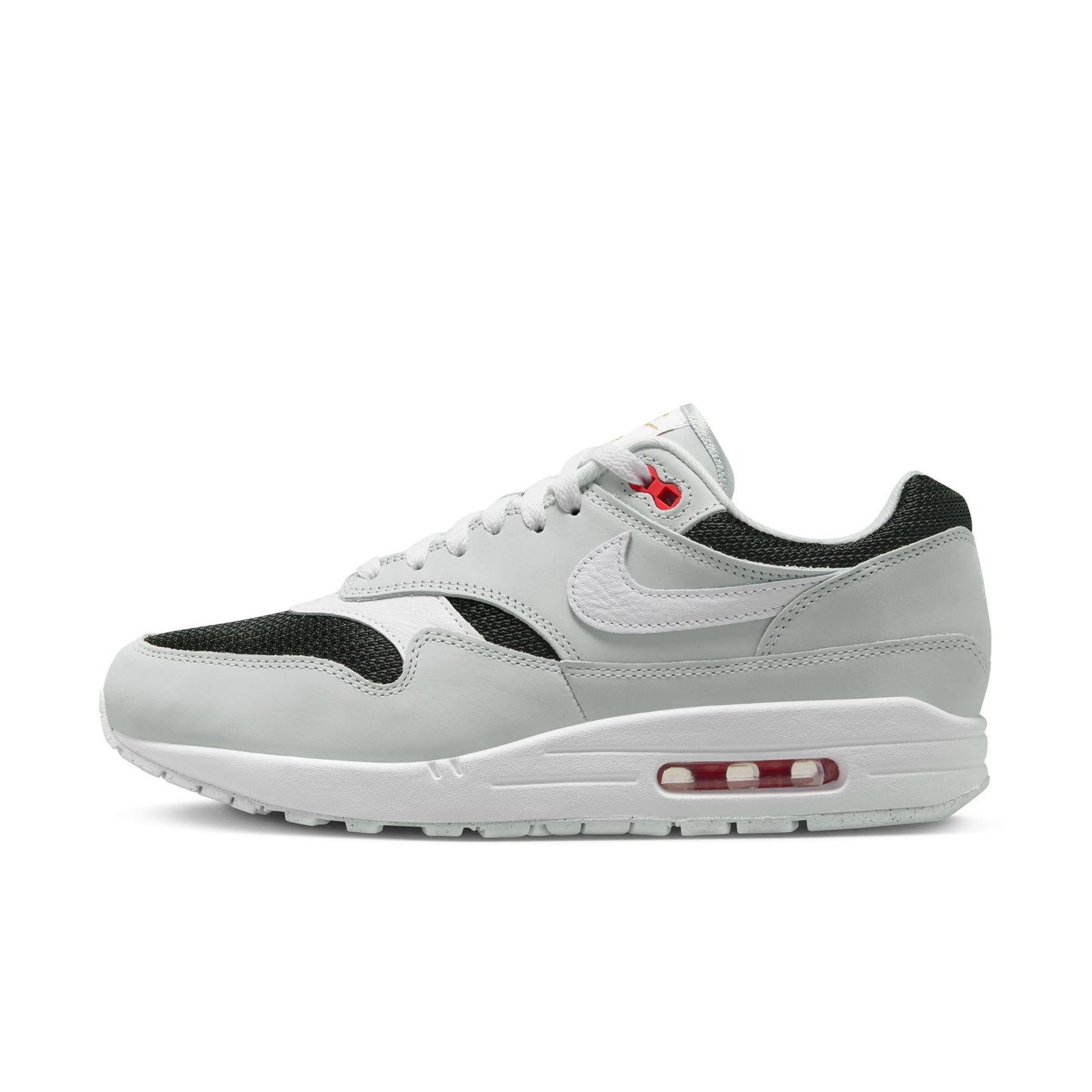 Air Max 1 PRM - 'Urawa' - PURE PLATINUM/WHITE/BLACK/SPORT RED