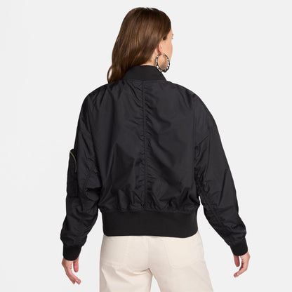 NSW ESSENTIAL OVERSIZED BOMBER JACKET - BLACK