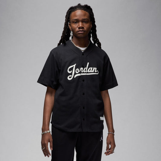 JORDAN FLIGHT MVP BASEBALL TOP - BLACK/WHITE