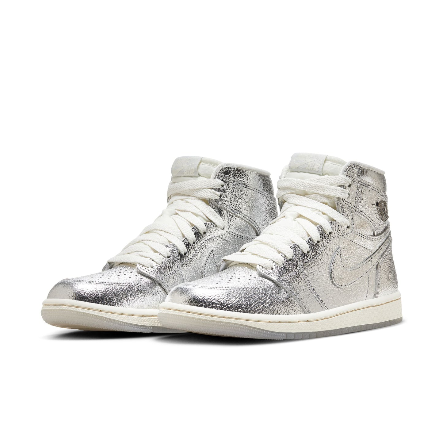 JORDAN 1 RETRO HI OG 'CHROME' - METALLIC SILVER/PHOTON DUST/SAIL