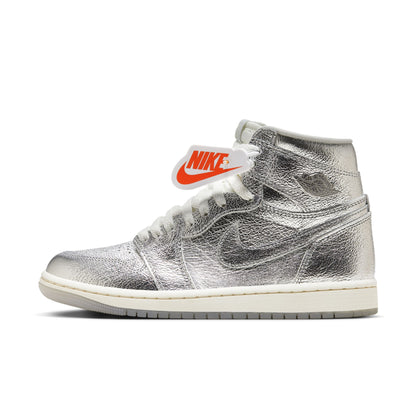 JORDAN 1 RETRO HI OG 'CHROME' - METALLIC SILVER/PHOTON DUST/SAIL