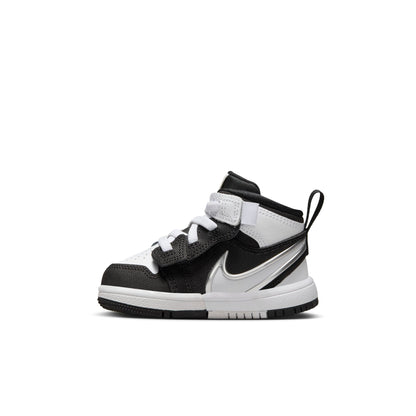 JORDAN 1 MID EASYON (TD) - BLACK/WHITE