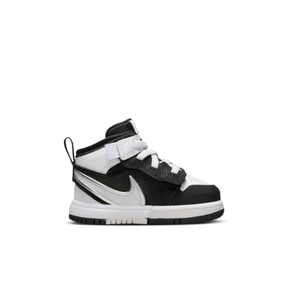 JORDAN 1 MID EASYON (TD) - BLACK/WHITE