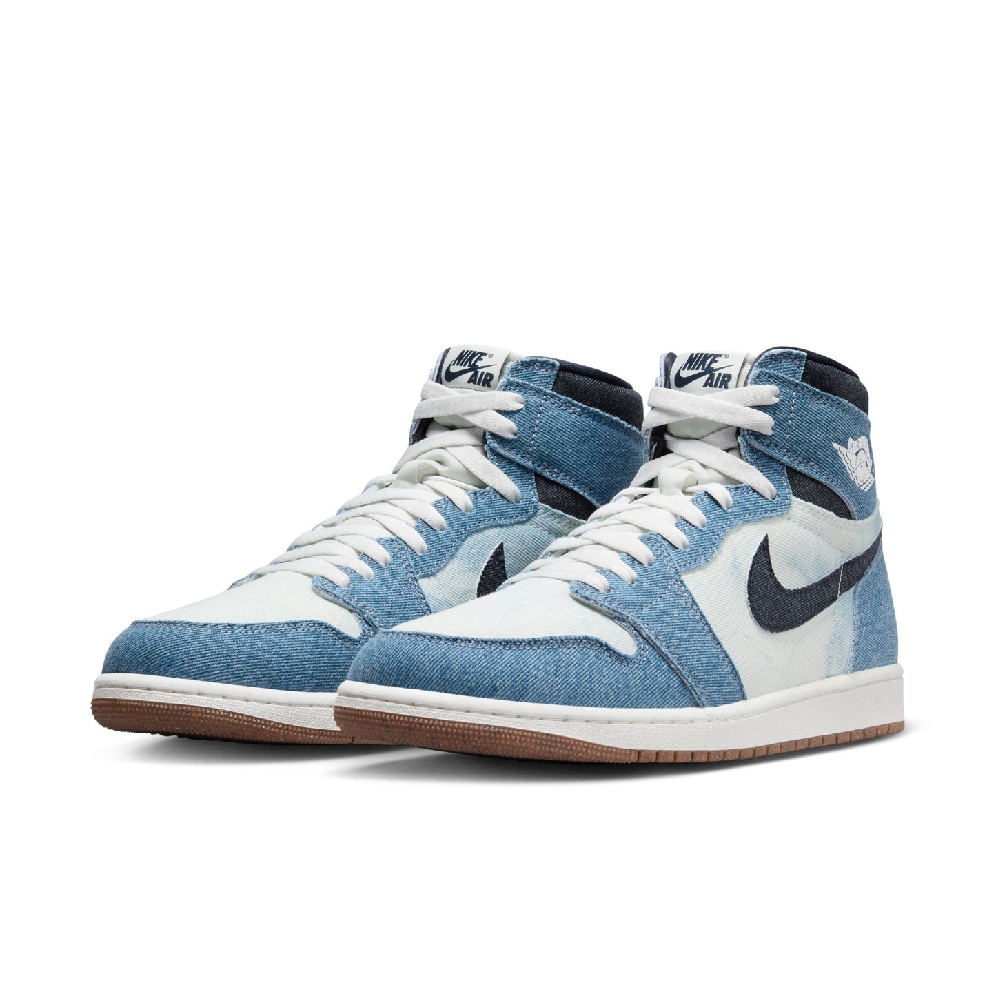 JORDAN 1 RETRO HIGH 'DENIM' - SUMMIT WHITE/OBSIDIAN/SUMMIT WHITE