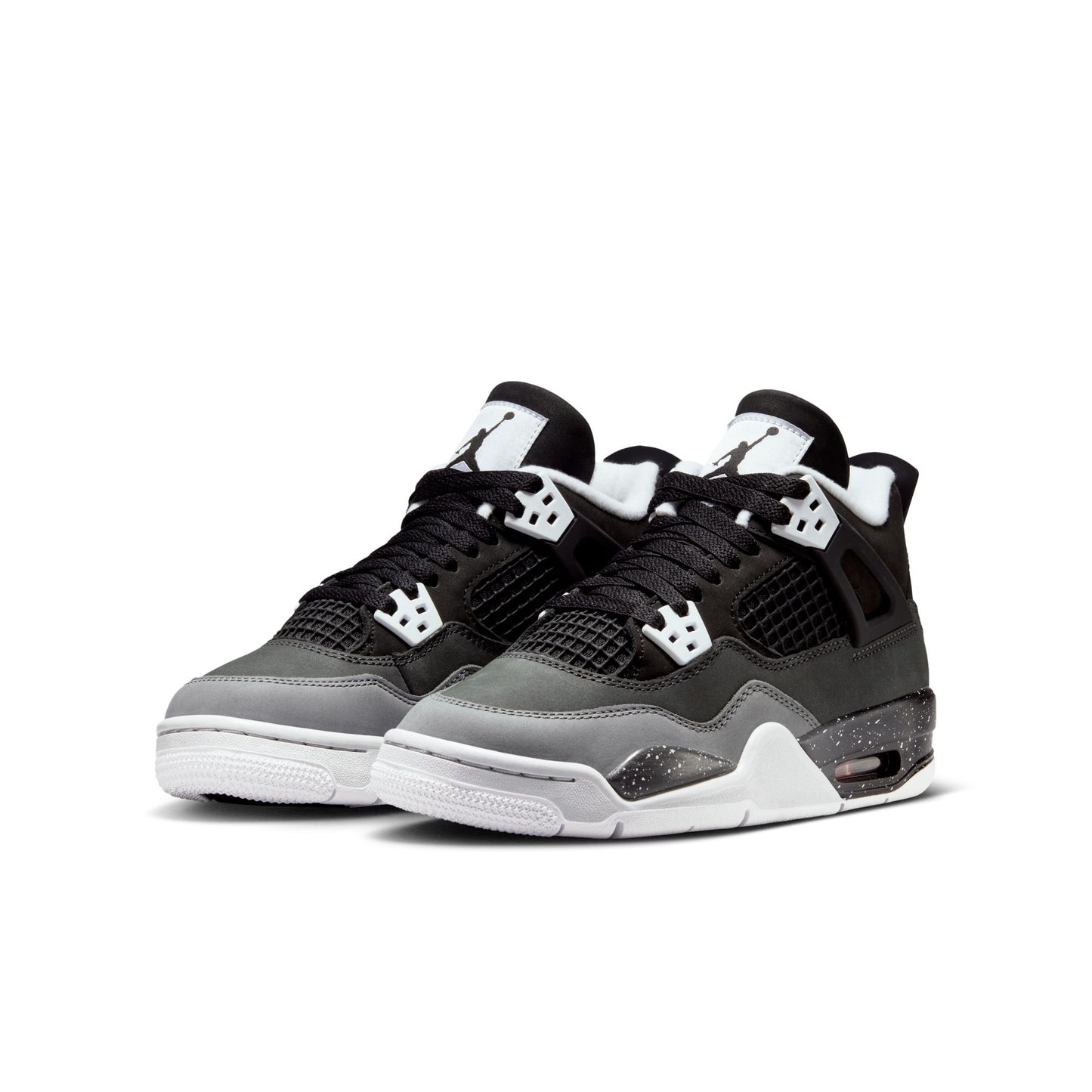 JORDAN 4 RETRO 'FEAR ' (GS) - BLACK/WHITE/ANTHRACITE/BLACK