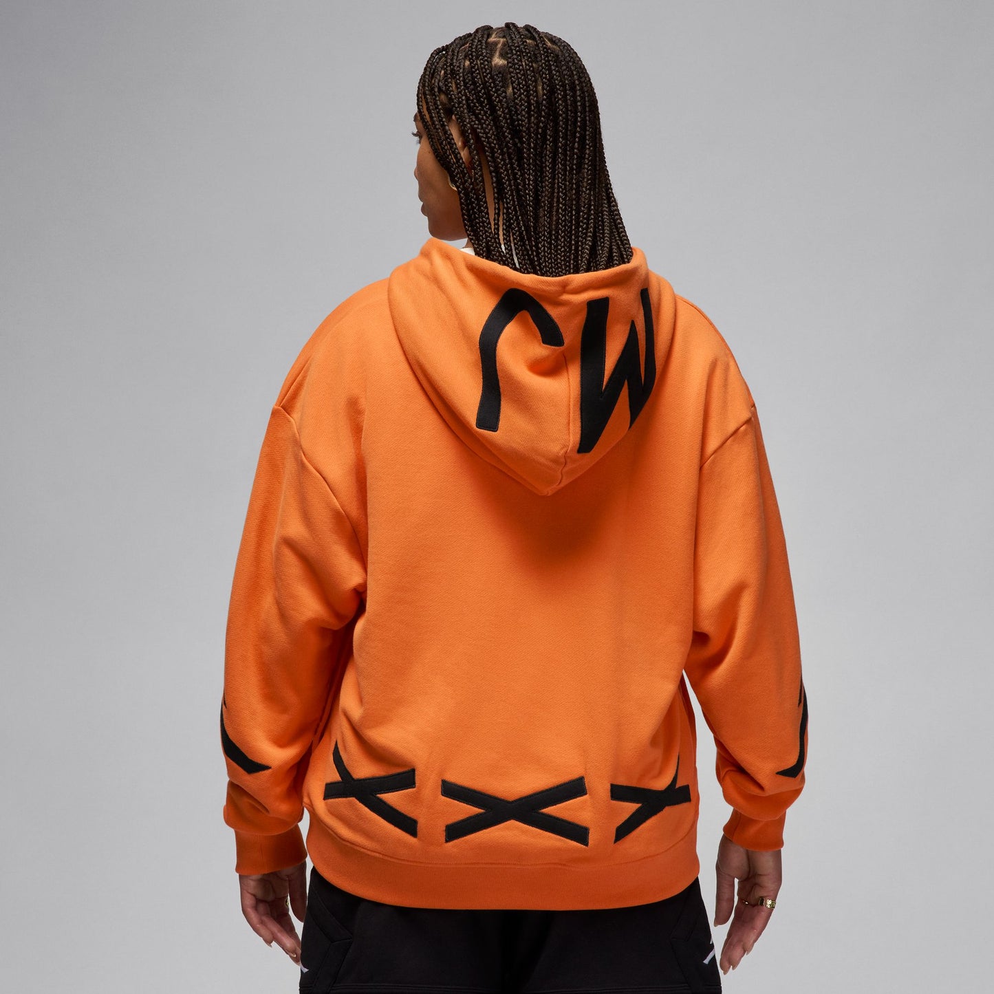 JORDAN X NINA CHANEL ABNEY FLEECE HOODIE - ALPHA ORANGE