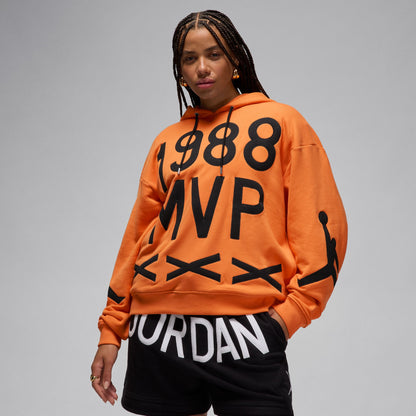 JORDAN X NINA CHANEL ABNEY FLEECE HOODIE - ALPHA ORANGE