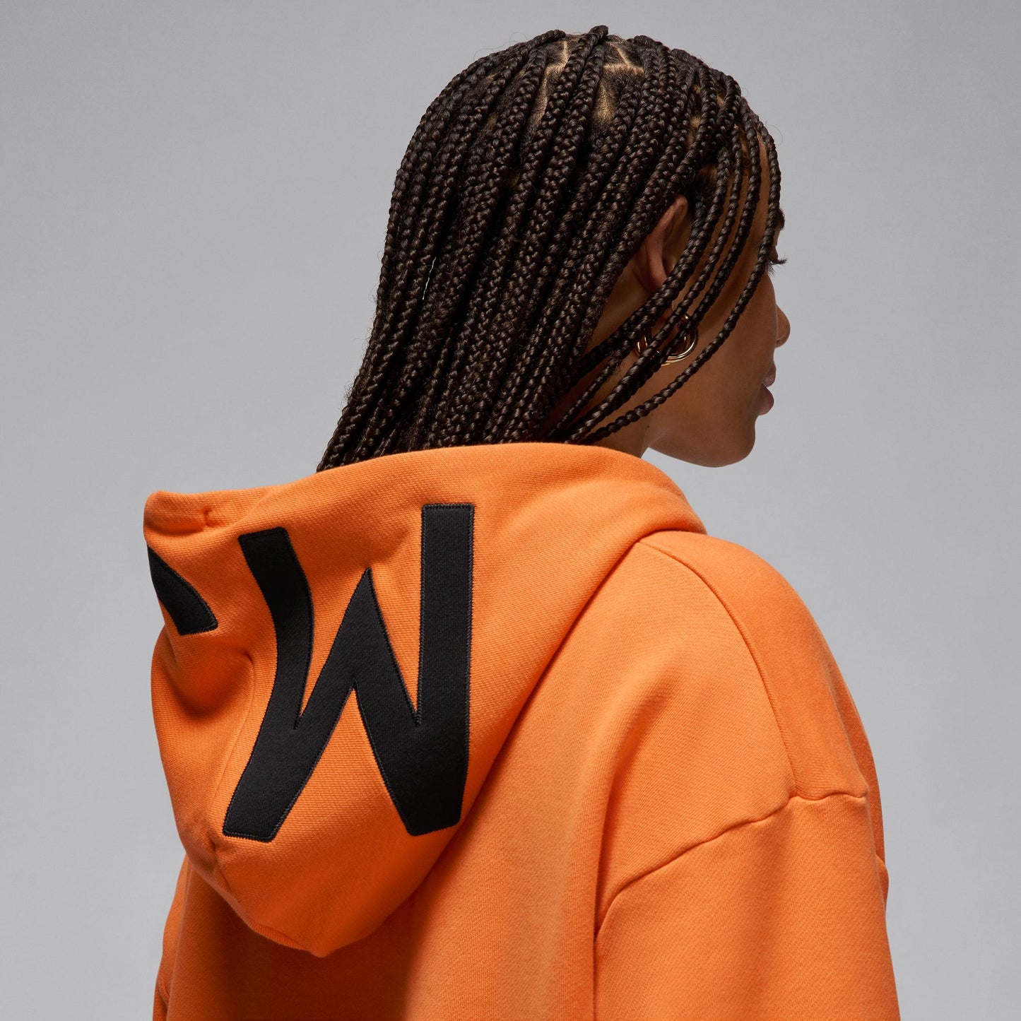 JORDAN X NINA CHANEL ABNEY FLEECE HOODIE - ALPHA ORANGE