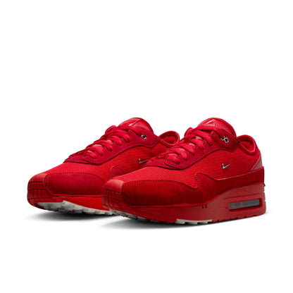 JACQUEMUS X NIKE AIR MAX 1 SP 'UNIVERSITY RED' - UNIVERSITY RED/METALLIC SILVER