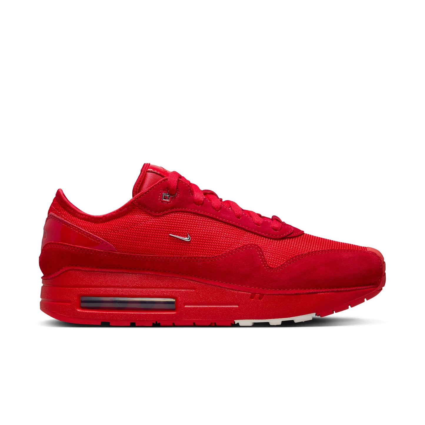 JACQUEMUS X NIKE AIR MAX 1 SP 'UNIVERSITY RED' - UNIVERSITY RED/METALLIC SILVER