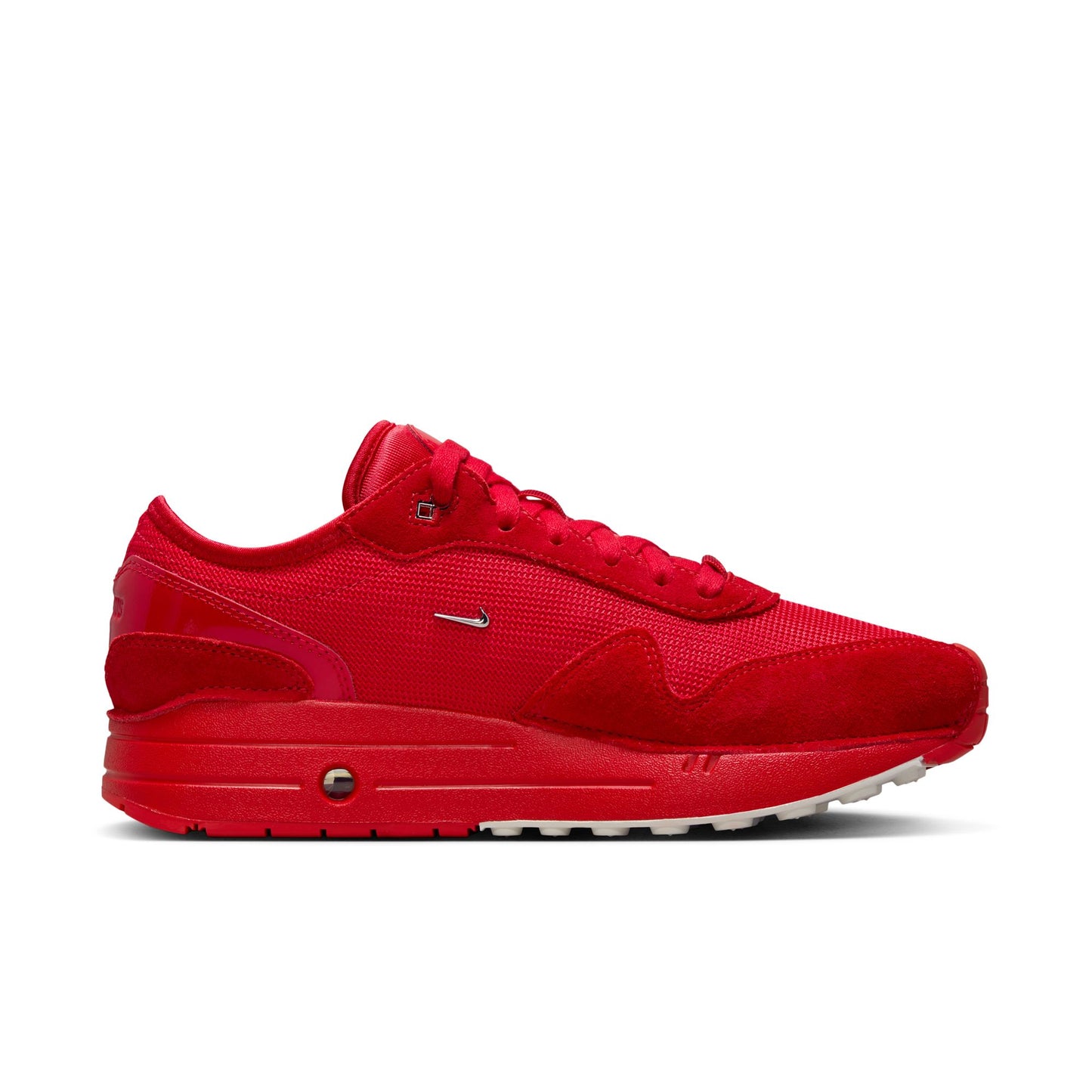 JACQUEMUS X NIKE AIR MAX 1 SP 'UNIVERSITY RED' - UNIVERSITY RED/METALLIC SILVER