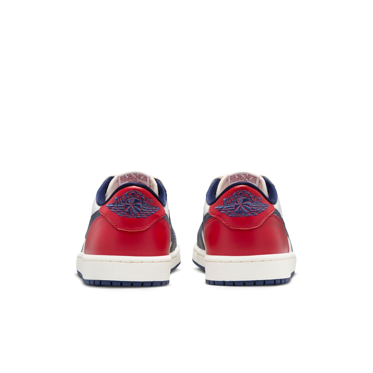 JORDAN 1 RETRO LOW OG 'HOWARD UNIVERSITY' - SUMMIT WHITE/GYM RED/MIDNIGHT NAVY