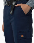 Cropped Cargo Pants - Ink Navy