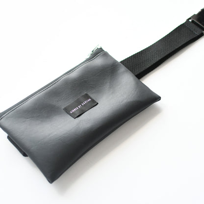 RECTANGLE BELT BAG - BLACK