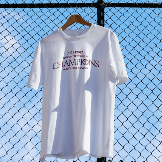 Supporters’ Shield Champions Tee - White