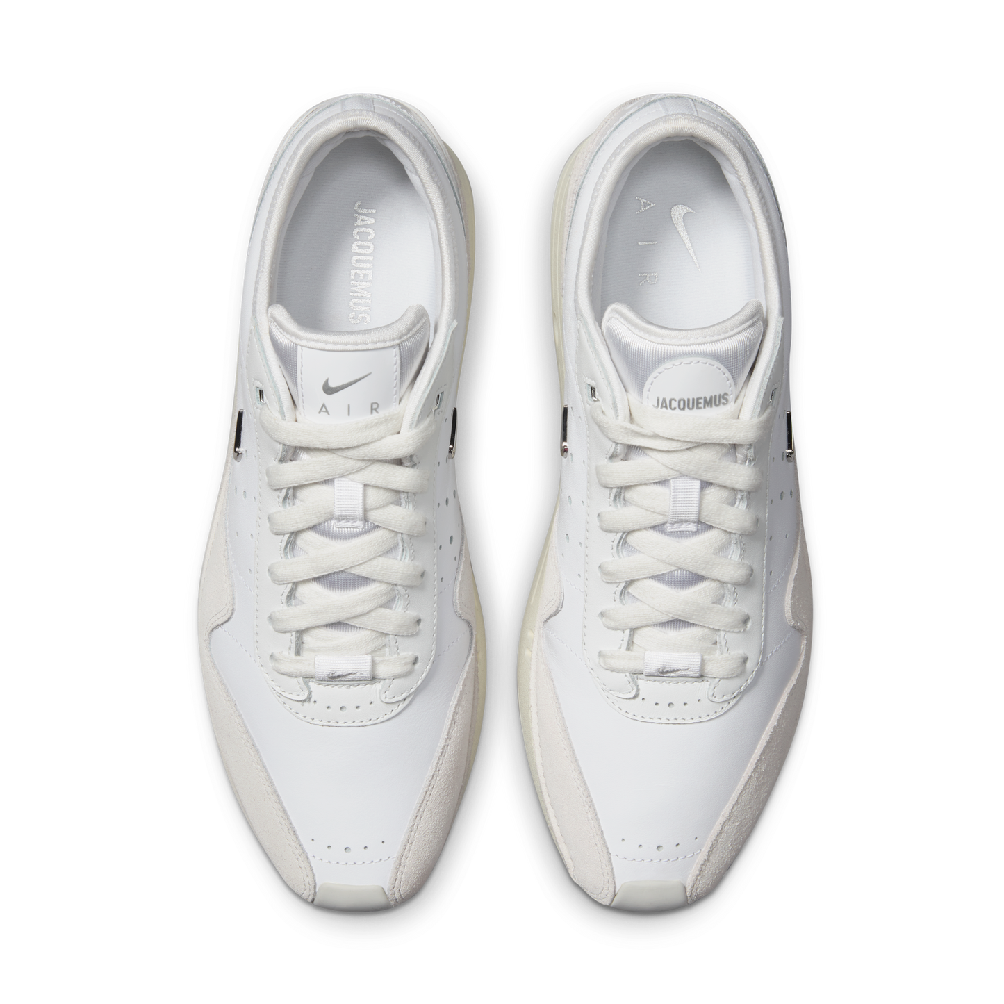 JACQUEMUS X NIKE AIR MAX 1 SP 'SUMMIT WHITE' - SUMMIT WHITE/METALLIC SILVER/SAIL