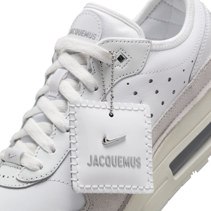 JACQUEMUS X NIKE AIR MAX 1 SP 'SUMMIT WHITE' - SUMMIT WHITE/METALLIC SILVER/SAIL