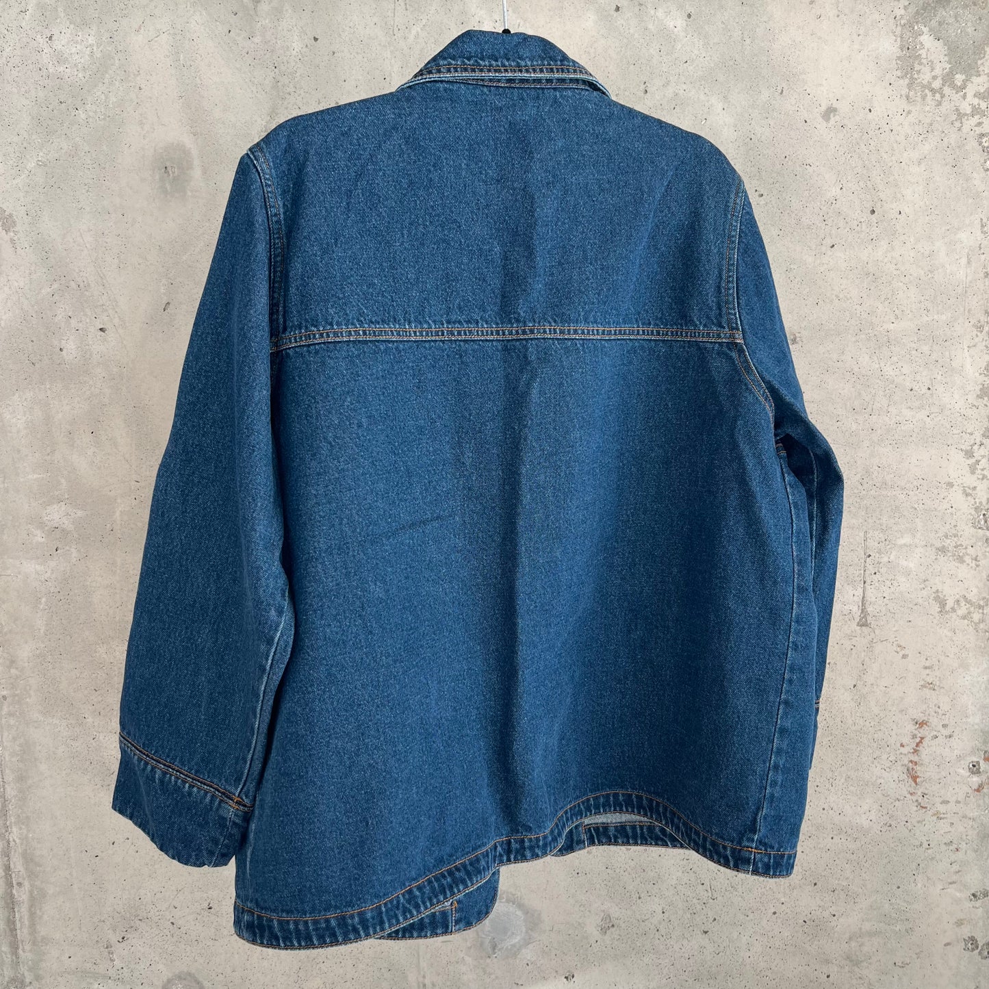 vintage denim shirt jacket