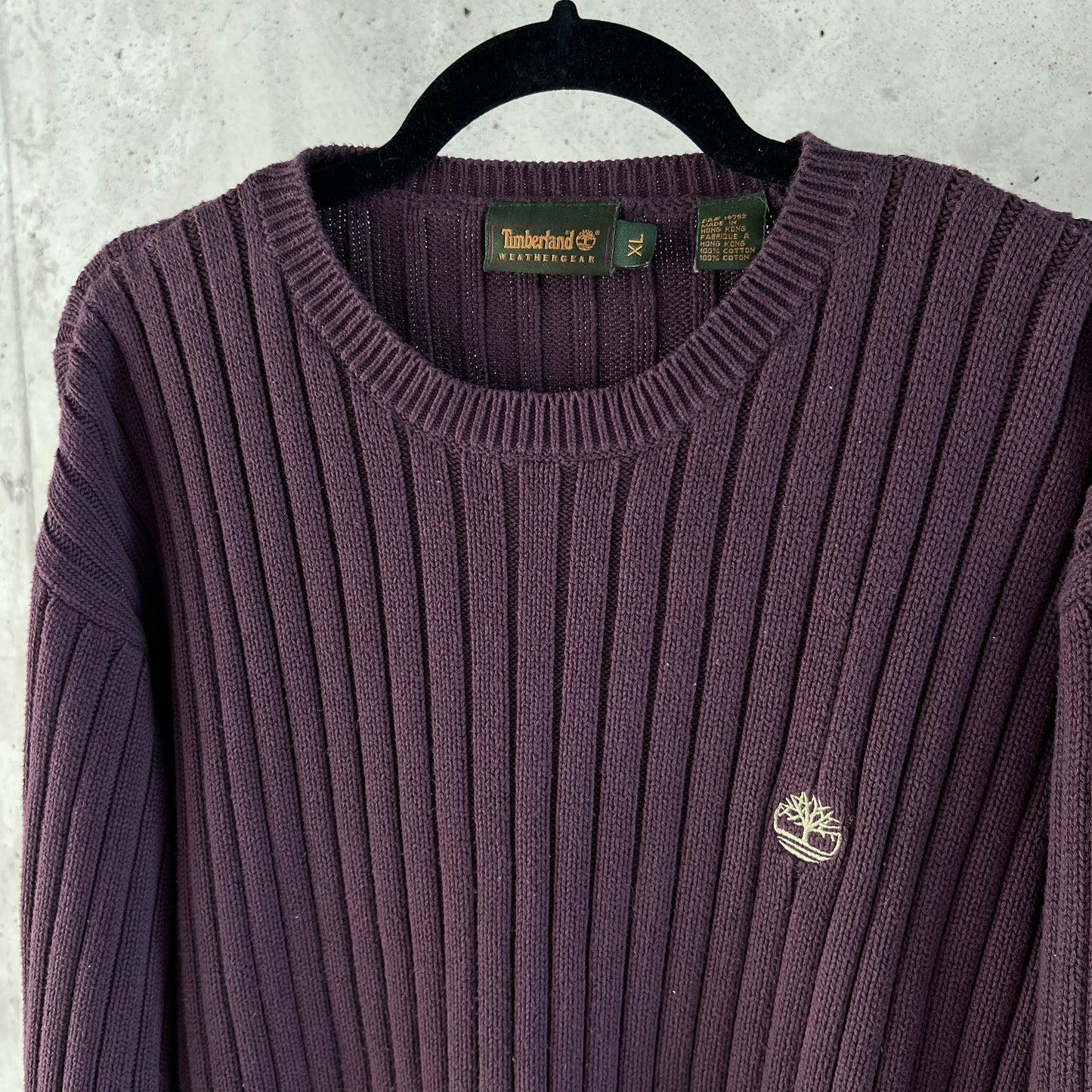 vintage timberland knit sweater