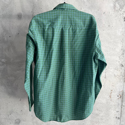 vintage green flannel