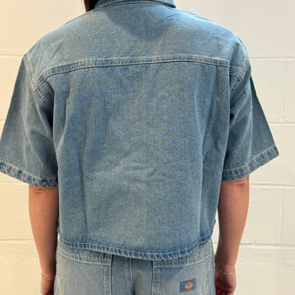 DENIM WORK SHIRT - LIGHT WASH