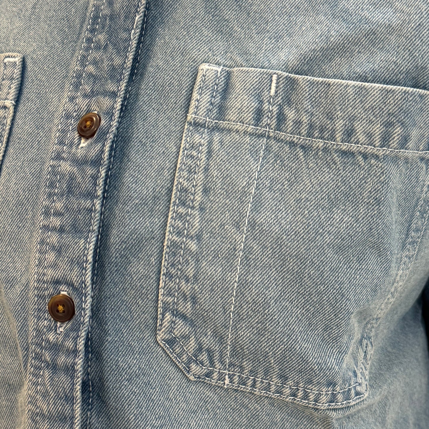 DENIM WORK SHIRT - LIGHT WASH