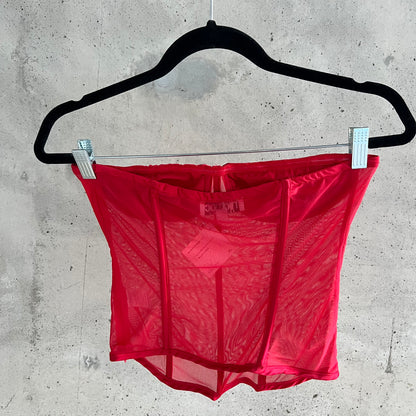 vintage sheer bustier