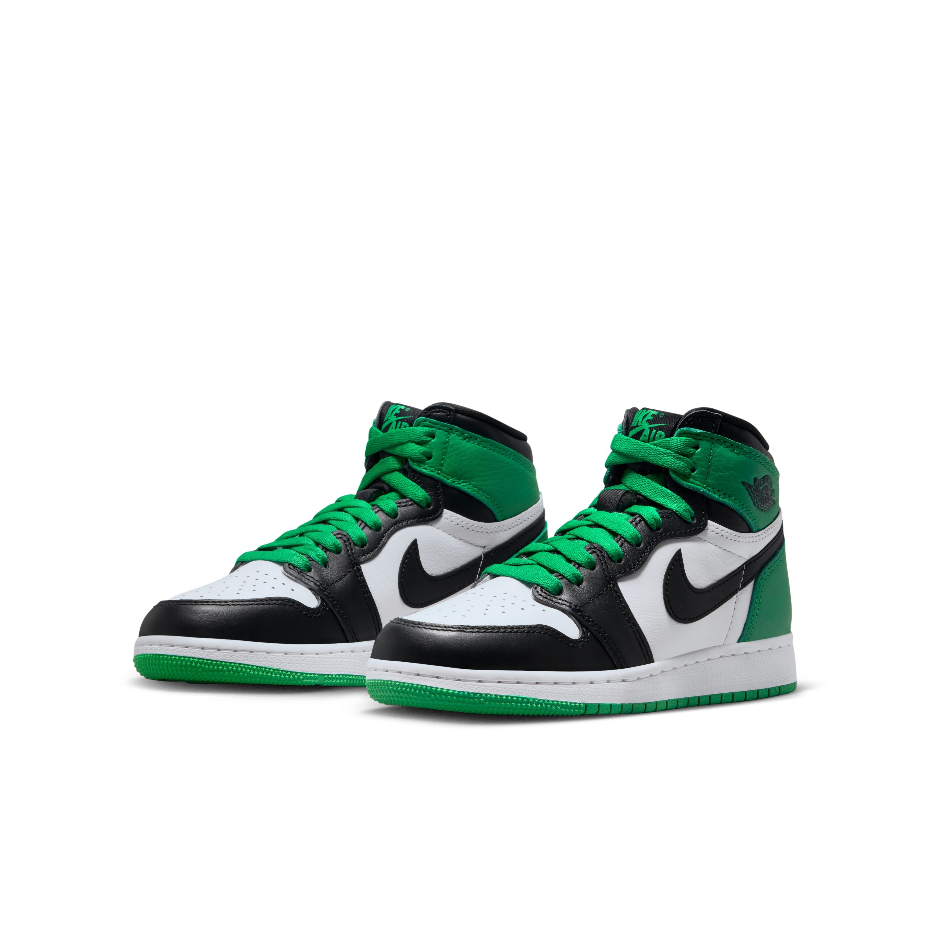 Jordan 1 High OG (GS) - &#39;Lucky Green&#39; - Black/Lucky Green/White