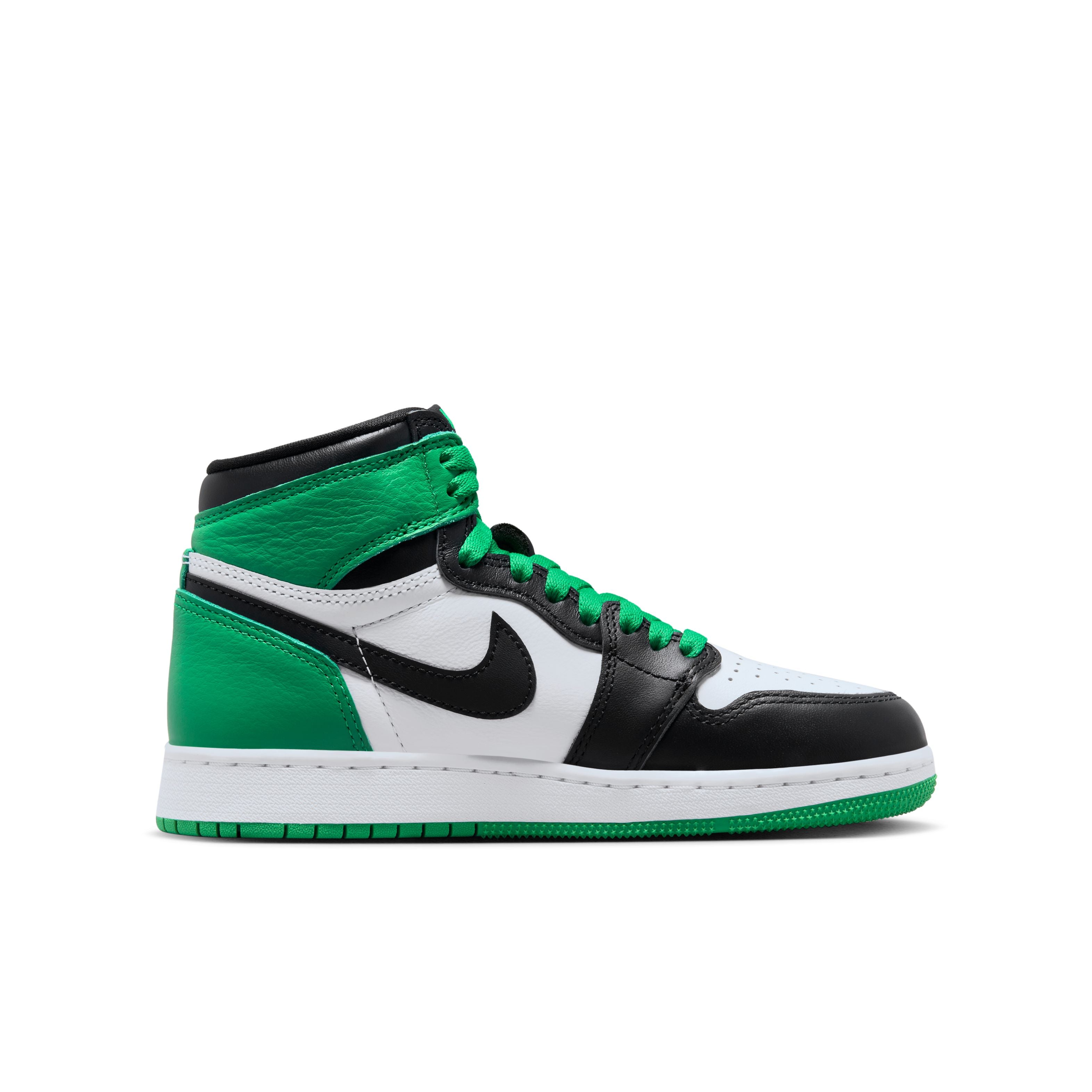 Jordan 1 High OG (GS) - &#39;Lucky Green&#39; - Black/Lucky Green/White