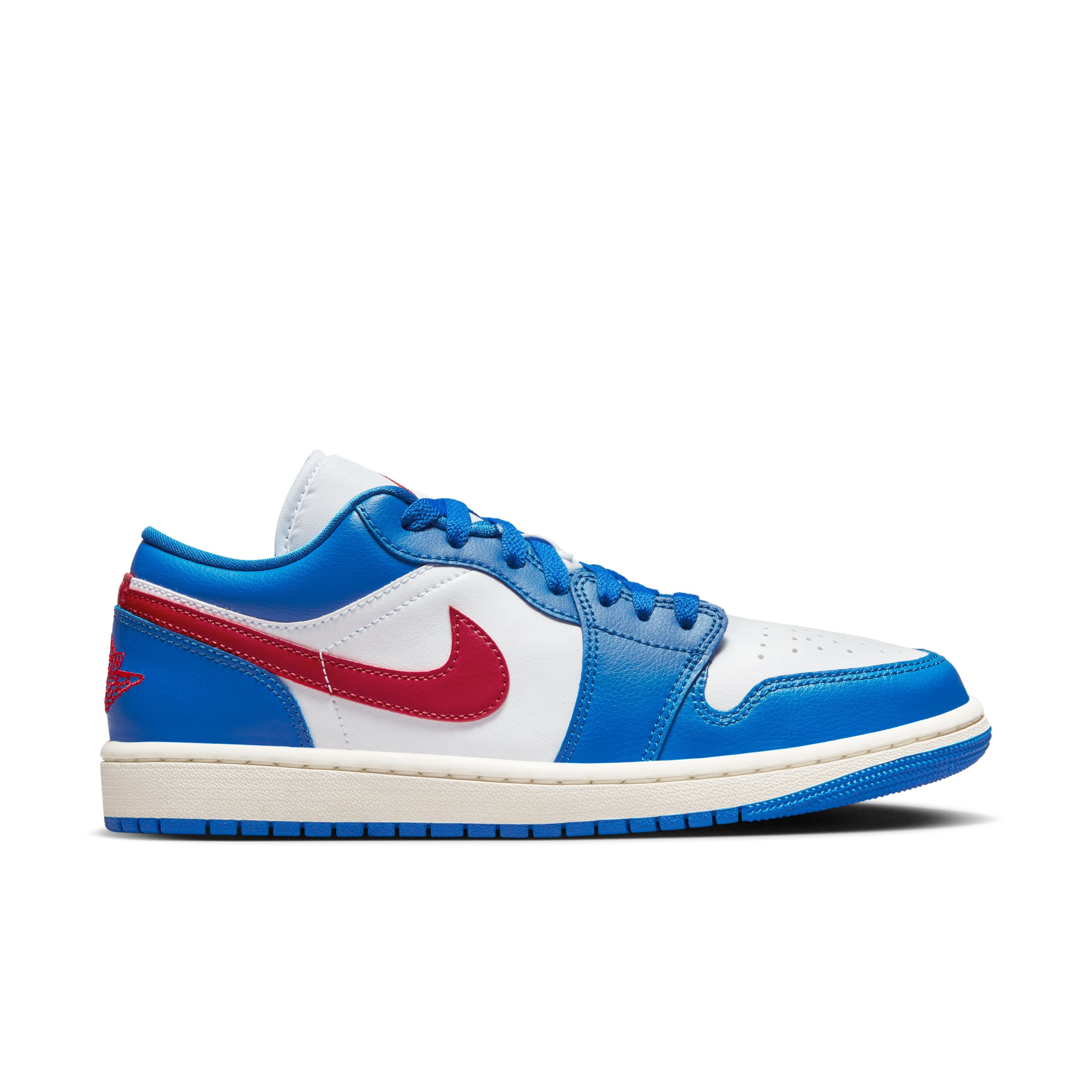 Jordan 1 Low - Sport Blue/Gym Red/White/Sail