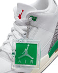 Jordan 3 Retro - 'Lucky Green' - White/Varsity Red/Lucky Green