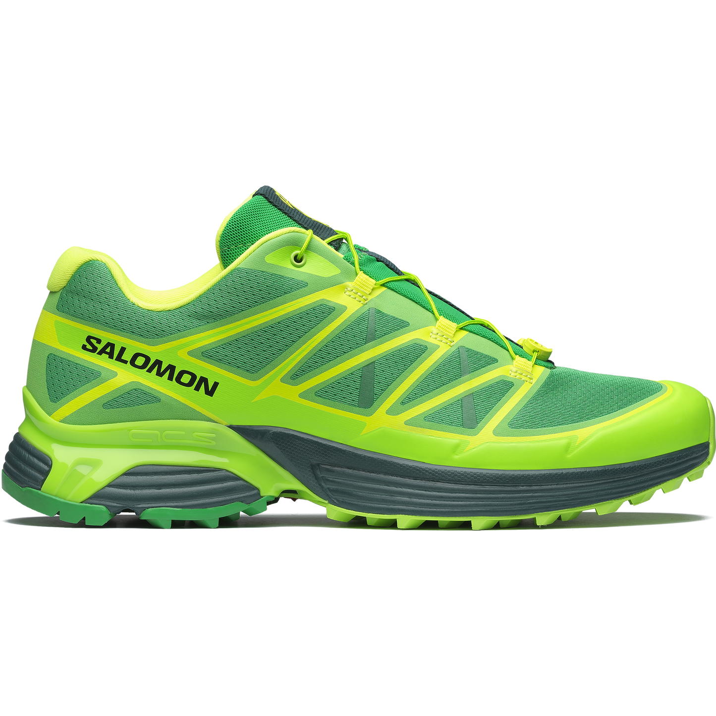Feid x Salomon XT-Pathway 2 'FXXOMOR' - Bright Green/Green Gecko/Safety Yellow