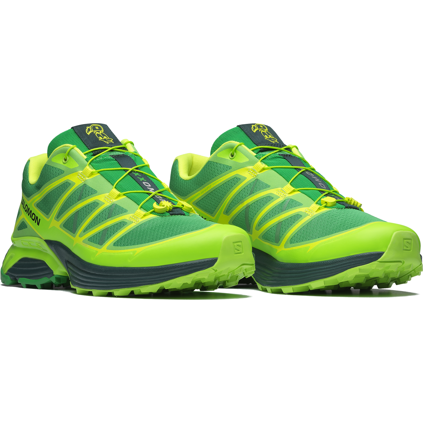 Feid x Salomon XT-Pathway 2 'FXXOMOR' - Bright Green/Green Gecko/Safety Yellow