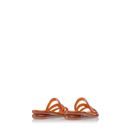 Melissa x Telfar Jelly Slide - Clear Brown