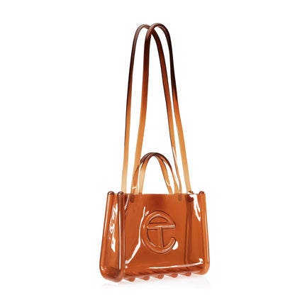 Melissa x Telfar Medium Jelly Shopper - Clear Brown