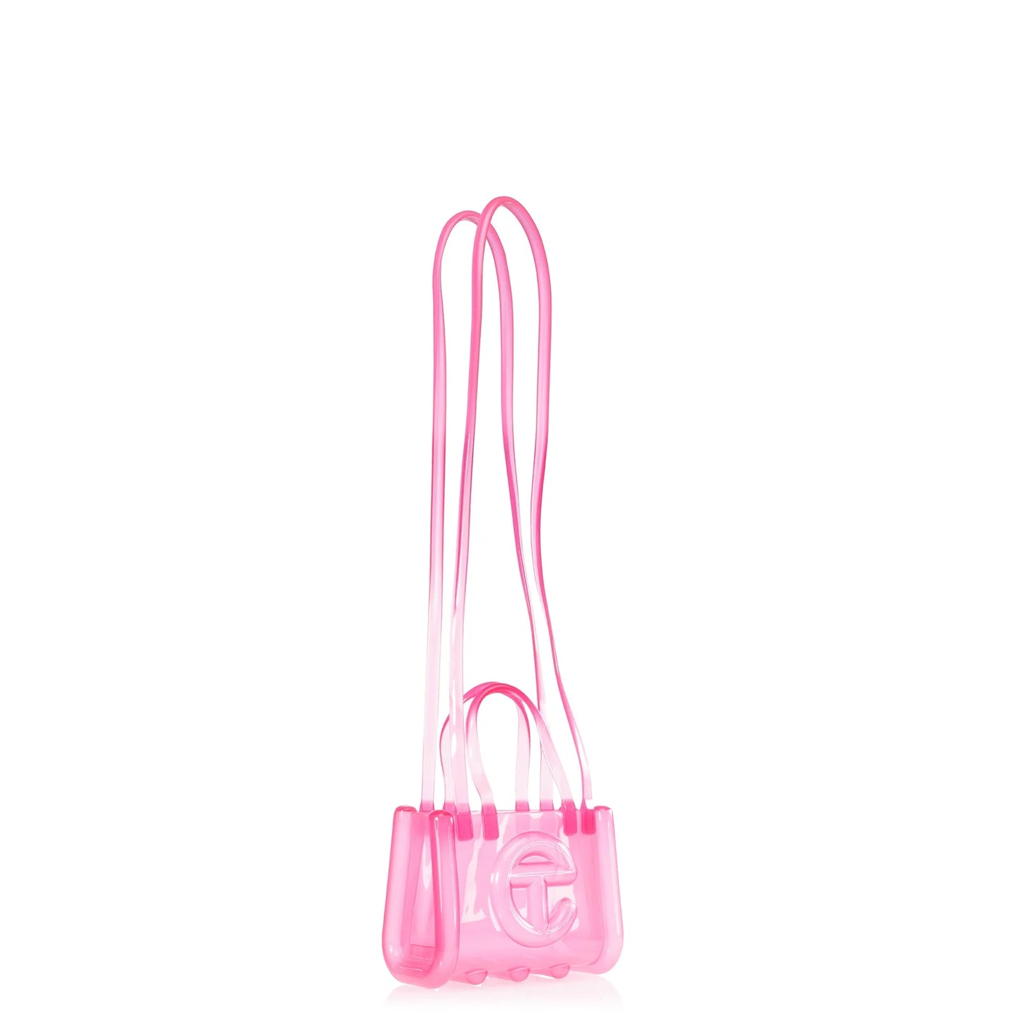 Melissa x Telfar Small Jelly Shopper - Clear Pink