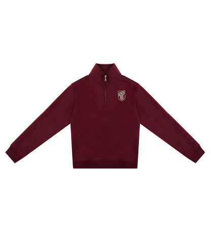 AFC Toronto Unisex Quarter Zip Sweatshirt - Mighty Maroon