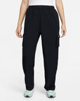 NSW Essential High-Rise Woven Cargo Pants - Black/White