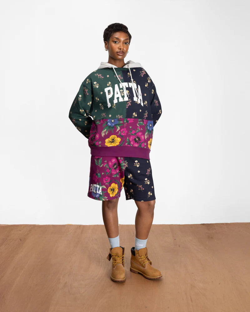 Floral Patchwork Shorts - Multi
