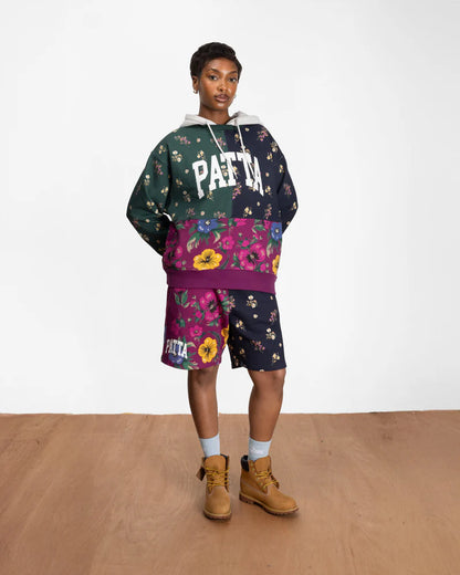 Floral Patchwork Shorts - Multi