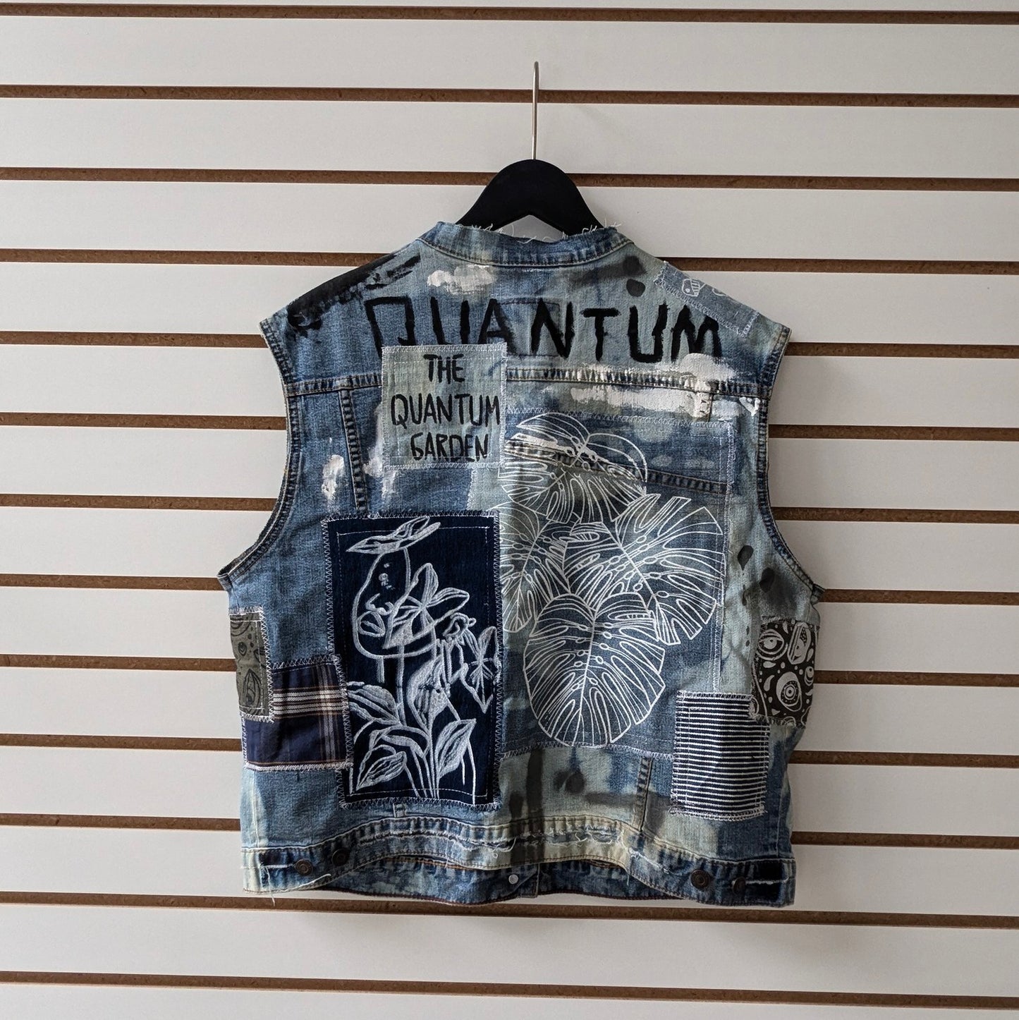 Patched Up Denim Vest