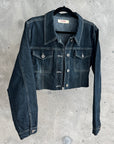 Vintage Cropped Denim Jacket