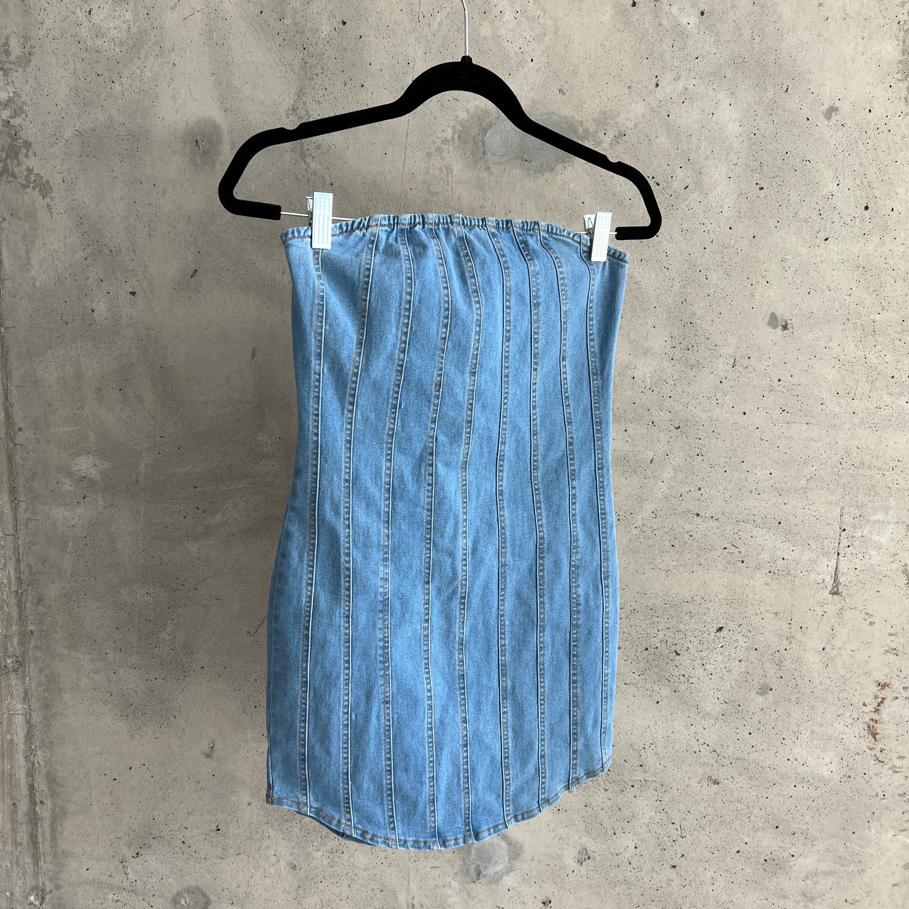 Vintage Denim Mini Dress